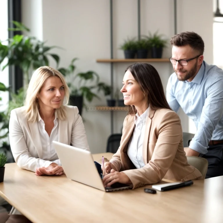 One-on-one business coaching session